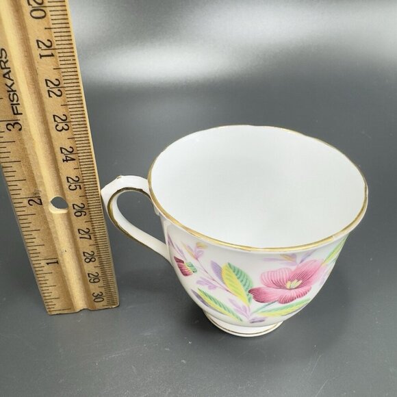 Tuscan Fine English Bone China Porcelain Small Teacup And Saucer Set England VTG - Picture 4 of 12